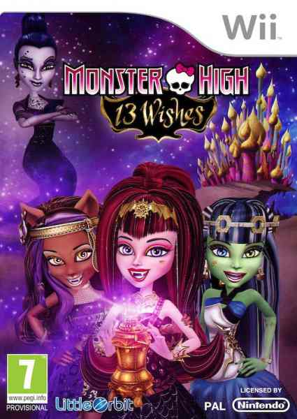 Monster High 13 Deseos Wii